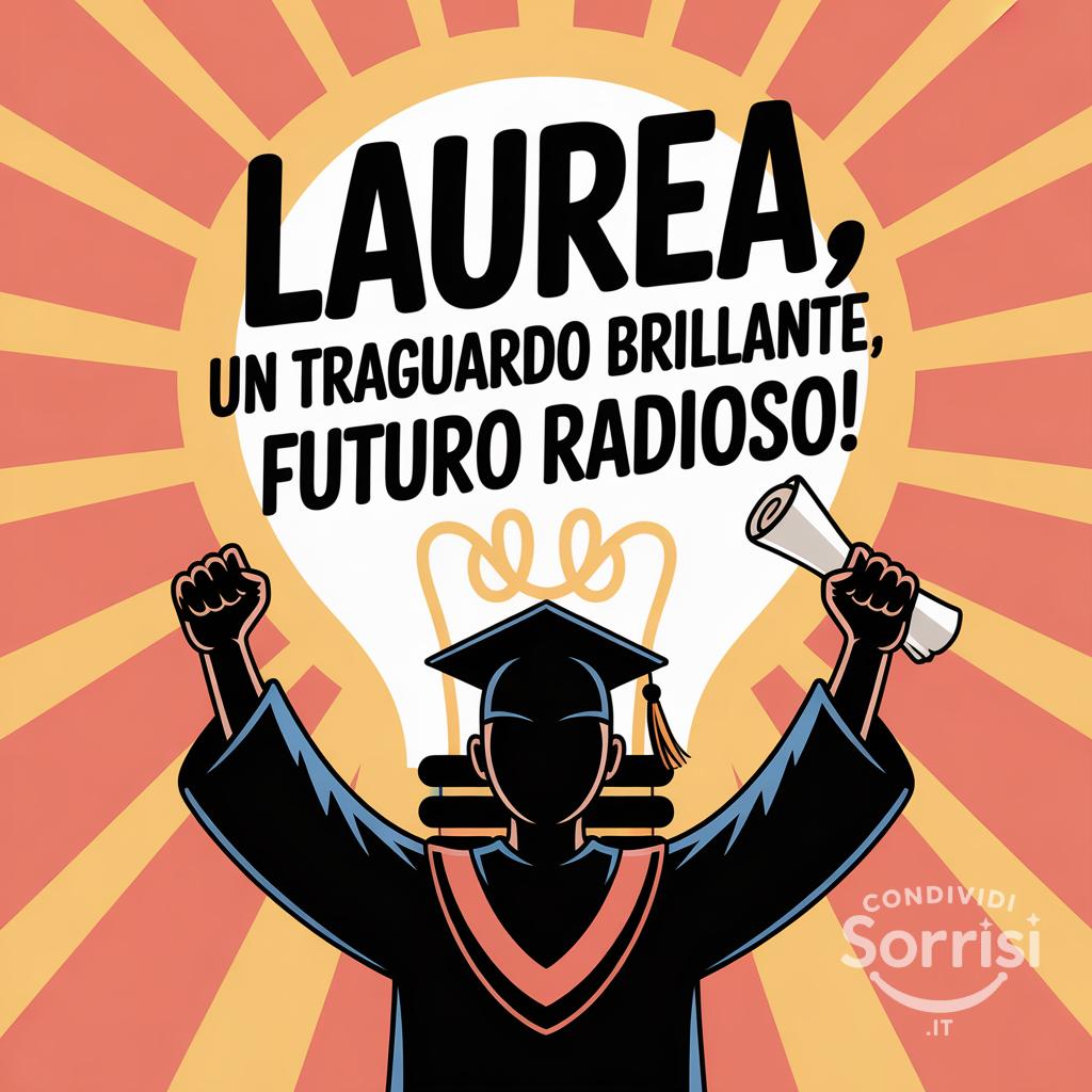 Laurea, un traguardo brillante, futuro radioso!