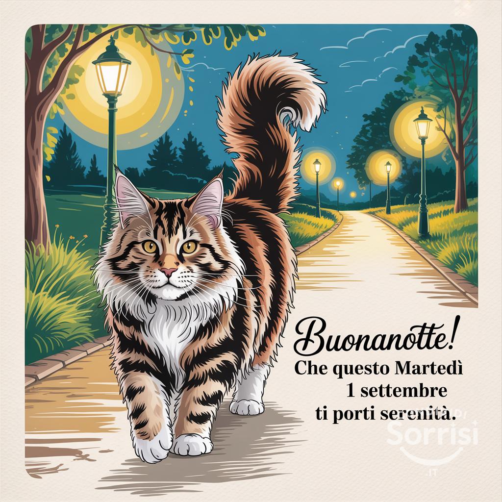 Buonanotte! Che questo martedì 1 settembre  ti porti serenità.