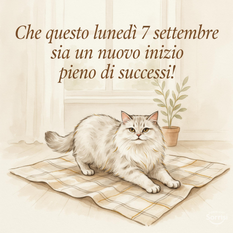 Buongiorno e Buon Lunedì 7 Settembre 2026: Iniziamo la Settimana con un Sorriso!