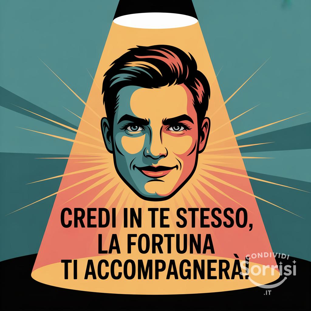 Credi in te stesso, la fortuna ti accompagnerà!