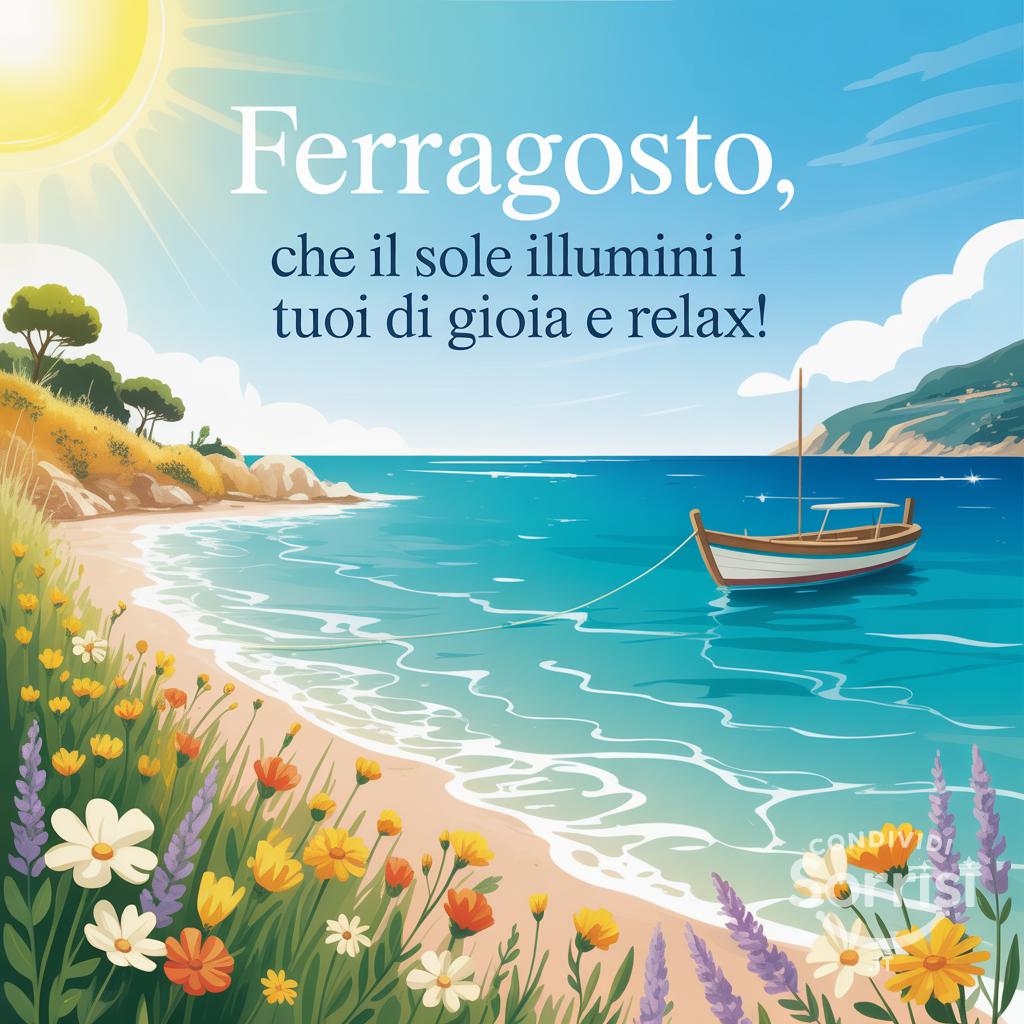 Ferragosto, che il sole illumini i tuoi giorni di gioia e relax!