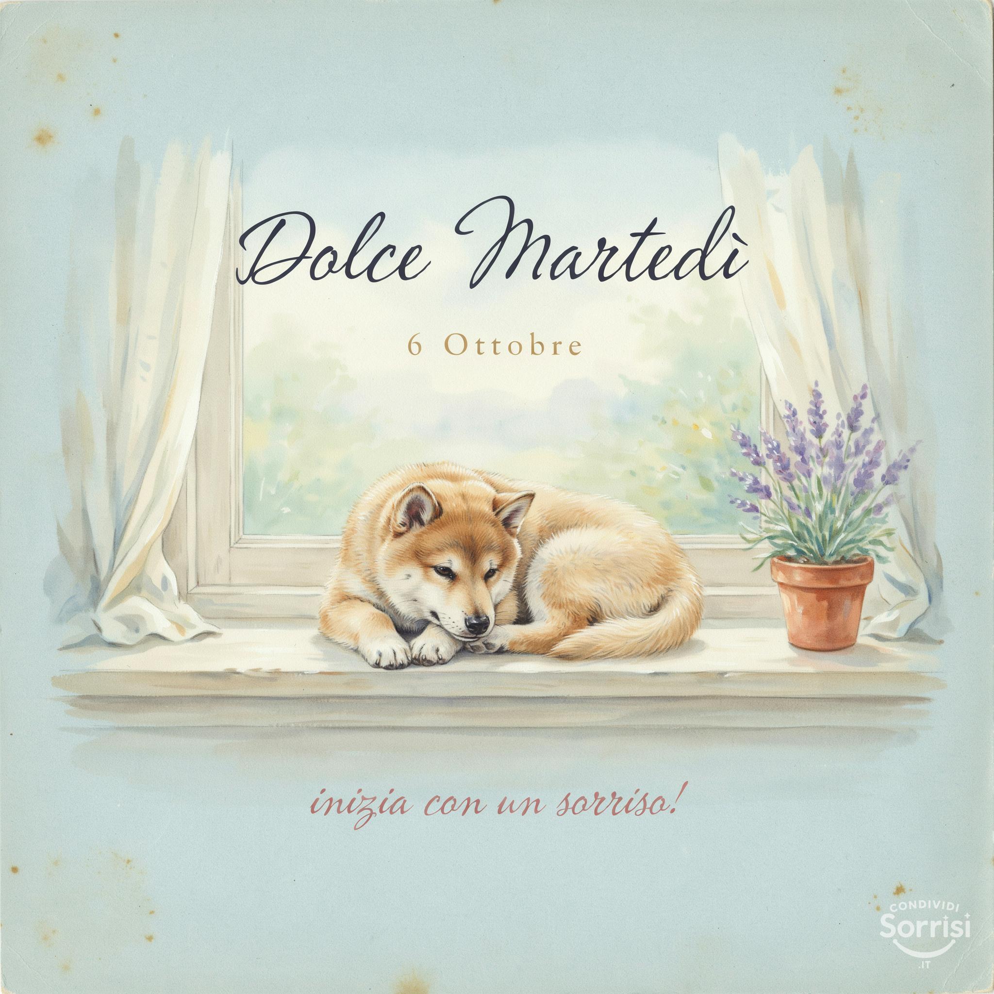 Dolce Martedì 6 Ottobre, inizia con un sorriso!