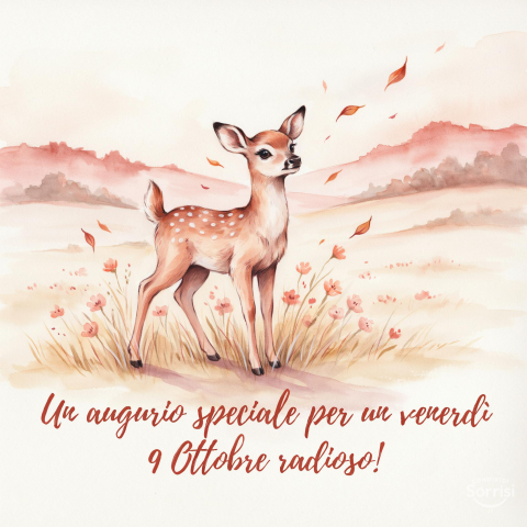 Buongiorno e Buona Venerdì 9 Ottobre 2026: Un Saluto All'Autunno e Nuovi Inizi