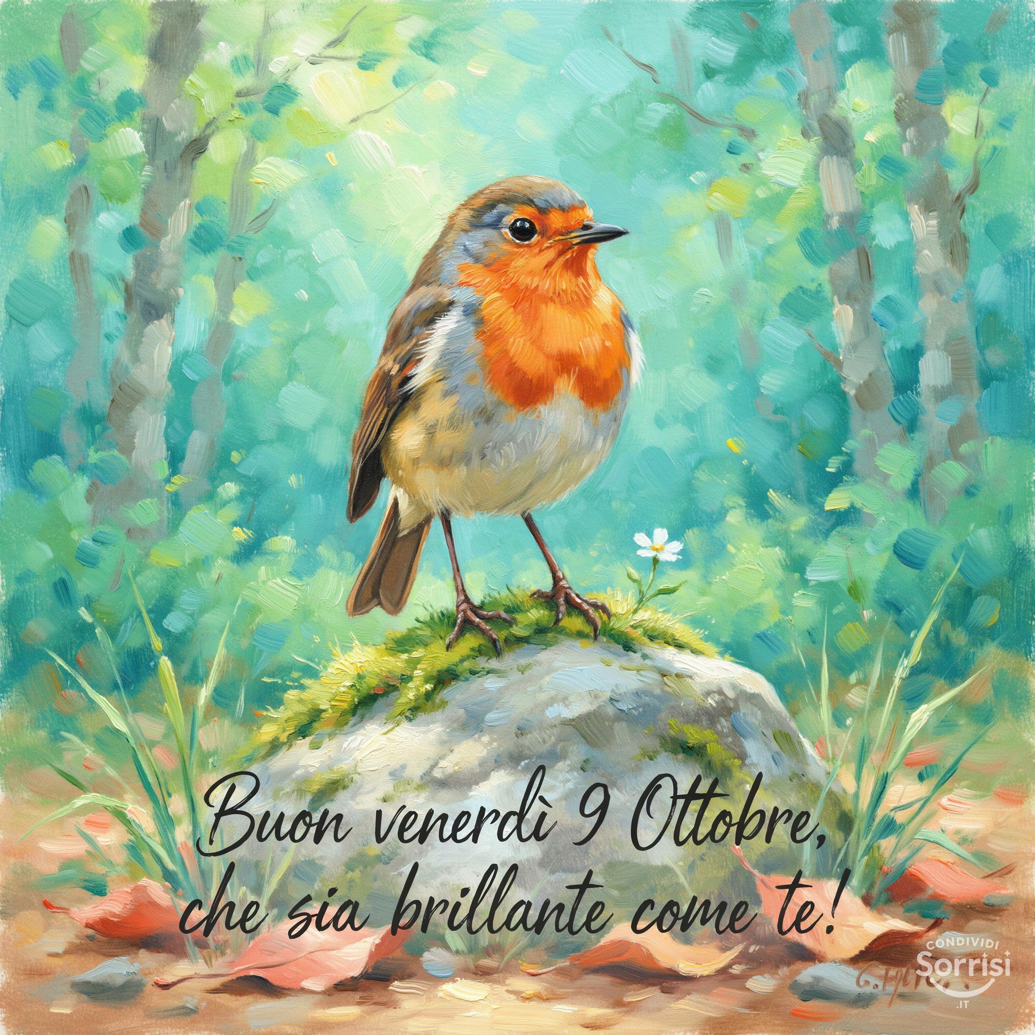 Buon venerdì 9 Ottobre, che sia brillante come te!
