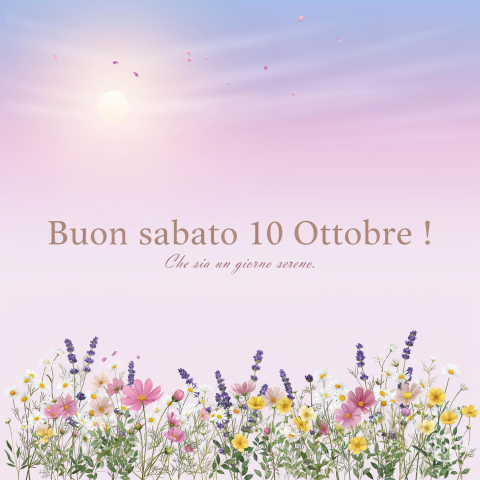 Buonanotte di Sabato 10 Ottobre 2026: Riposo e Felicità