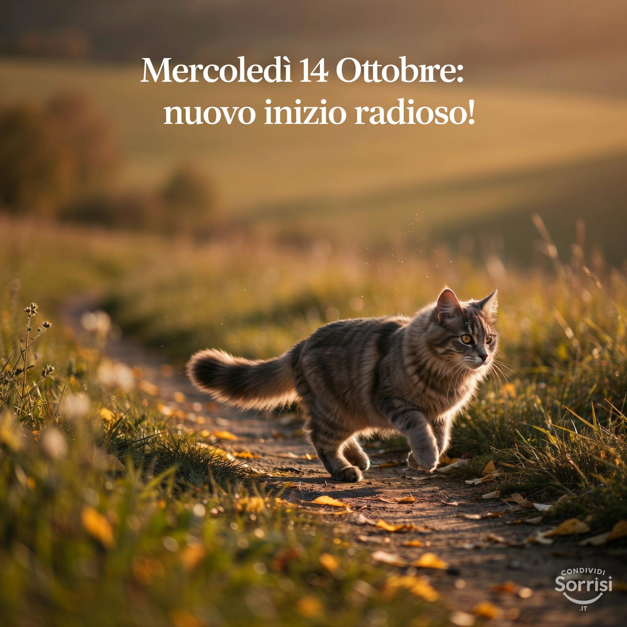Mercoledì 14 Ottobre: un nuovo inizio radioso!