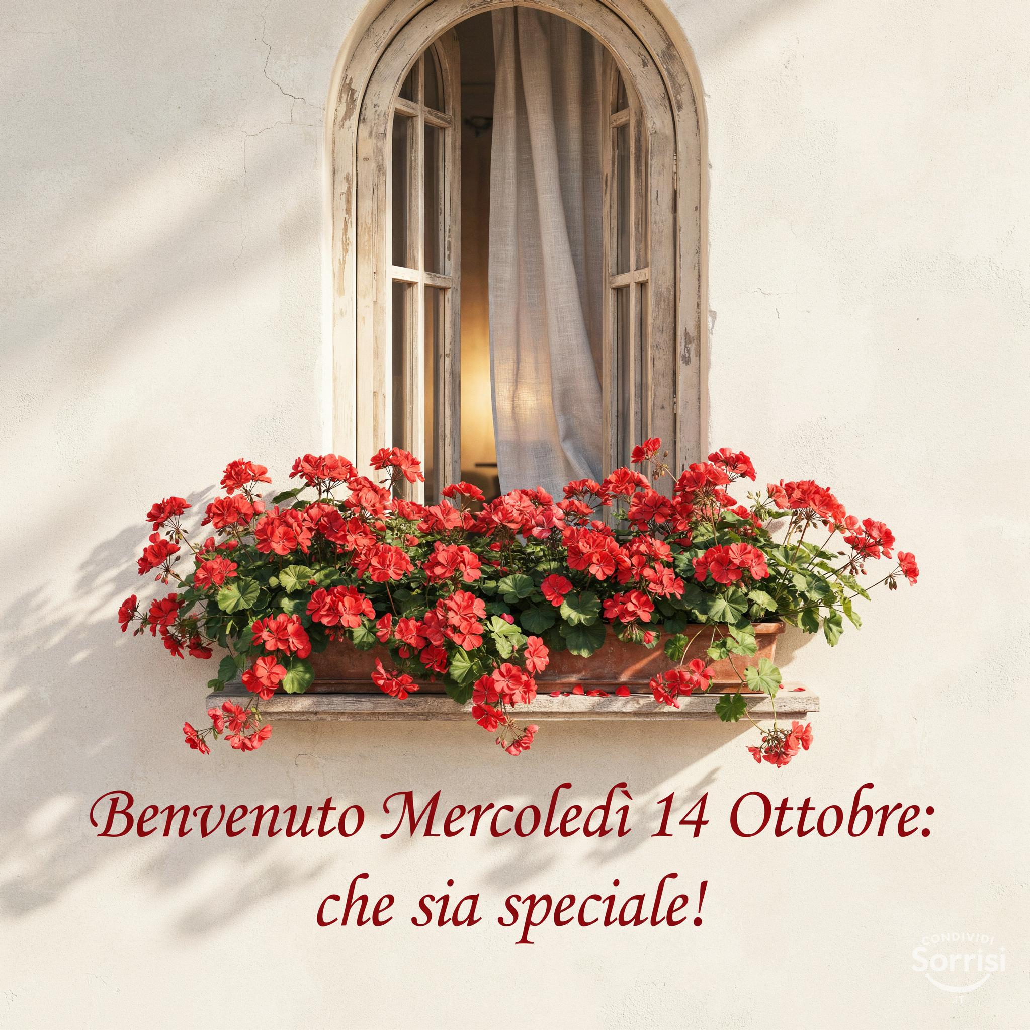 Benvenuto Mercoledì 14 Ottobre: che sia speciale!