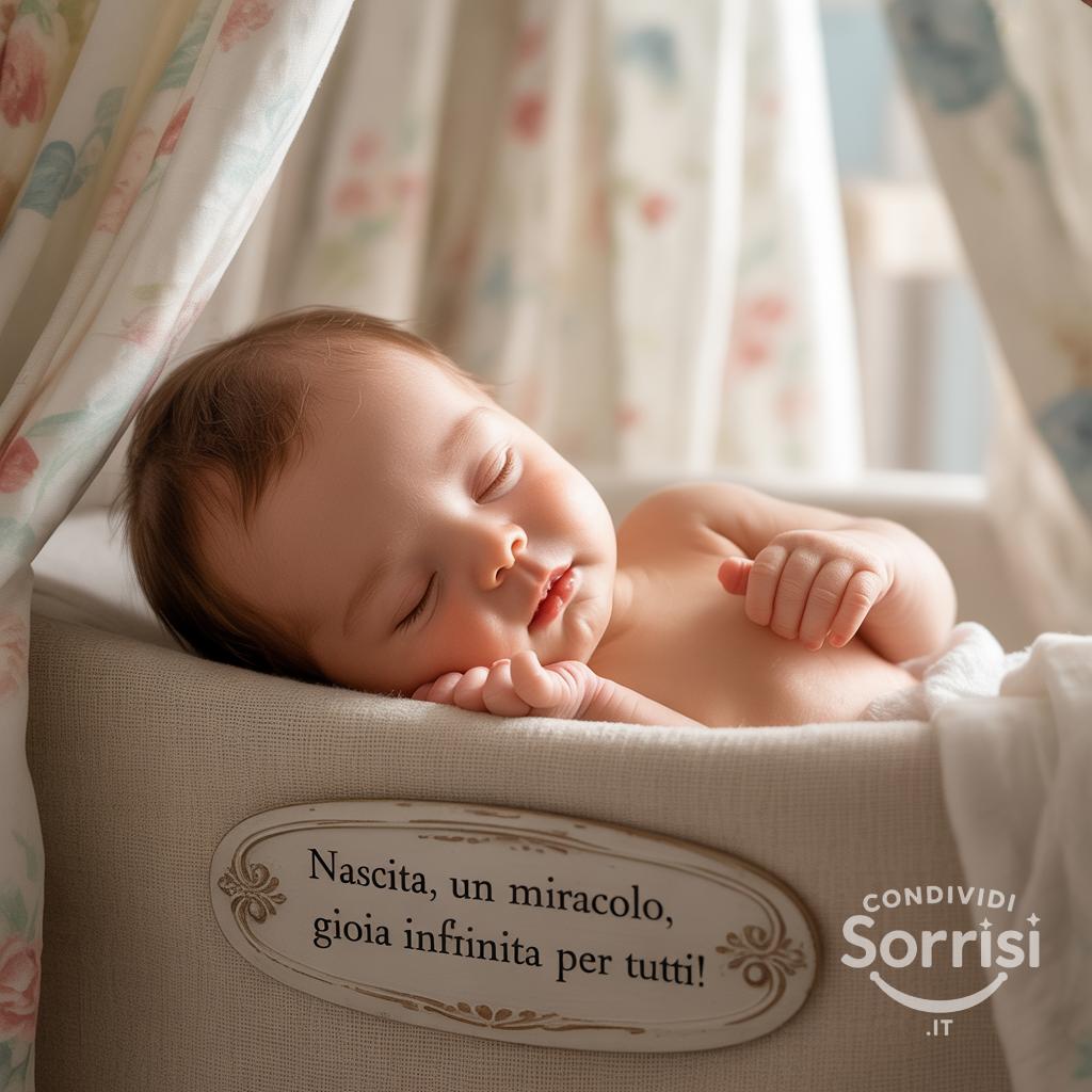 Nascita, un miracolo, gioia infinita per tutti!
