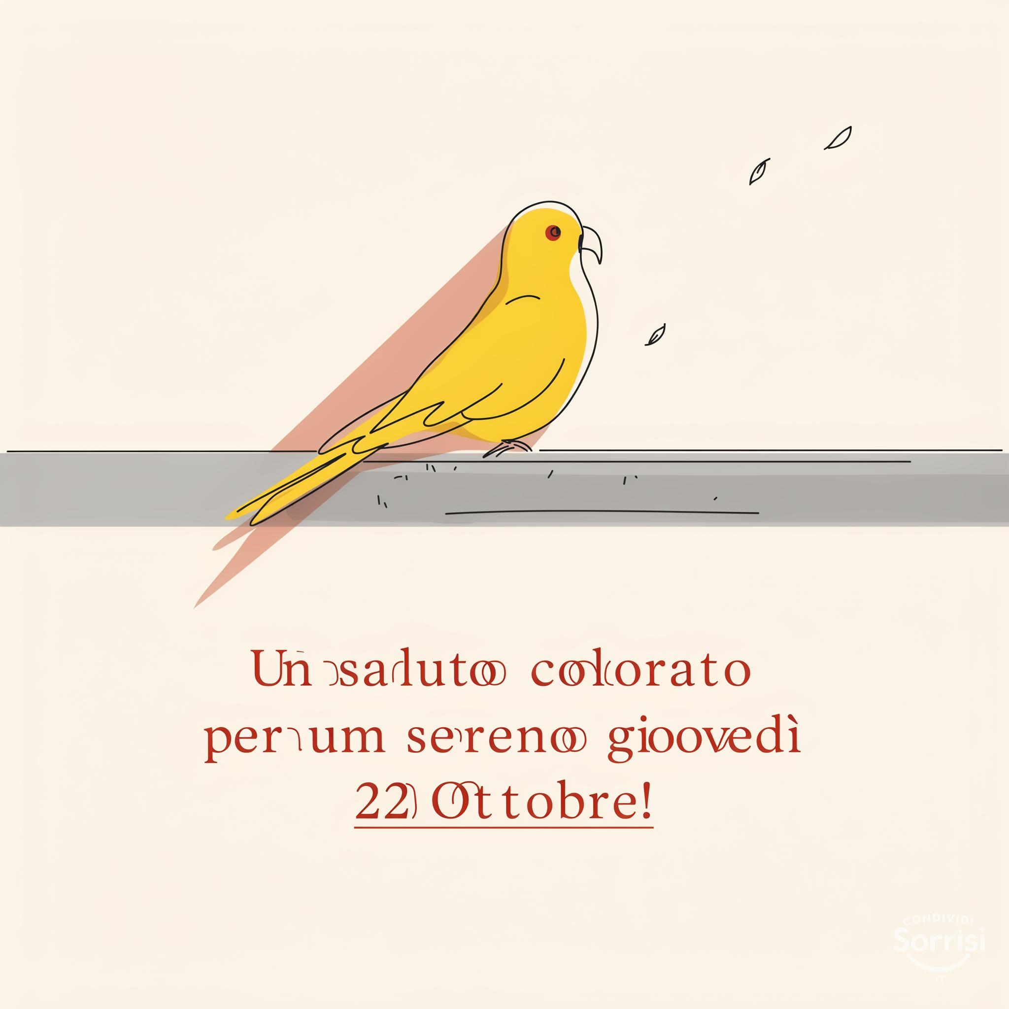 Un saluto colorato per un sereno giovedì 22 Ottobre!