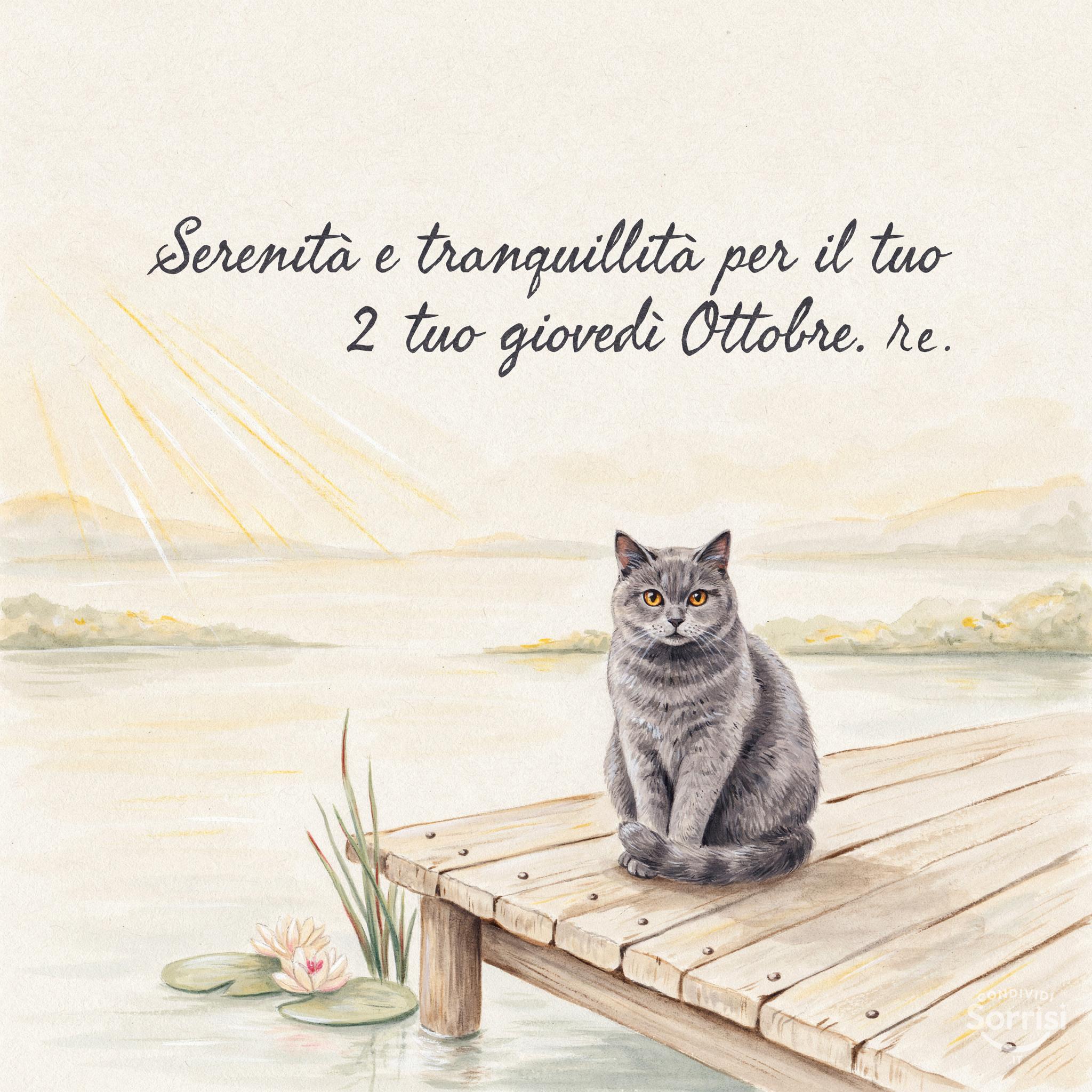 Serenità e tranquillità per il tuo giovedì 22 Ottobre.