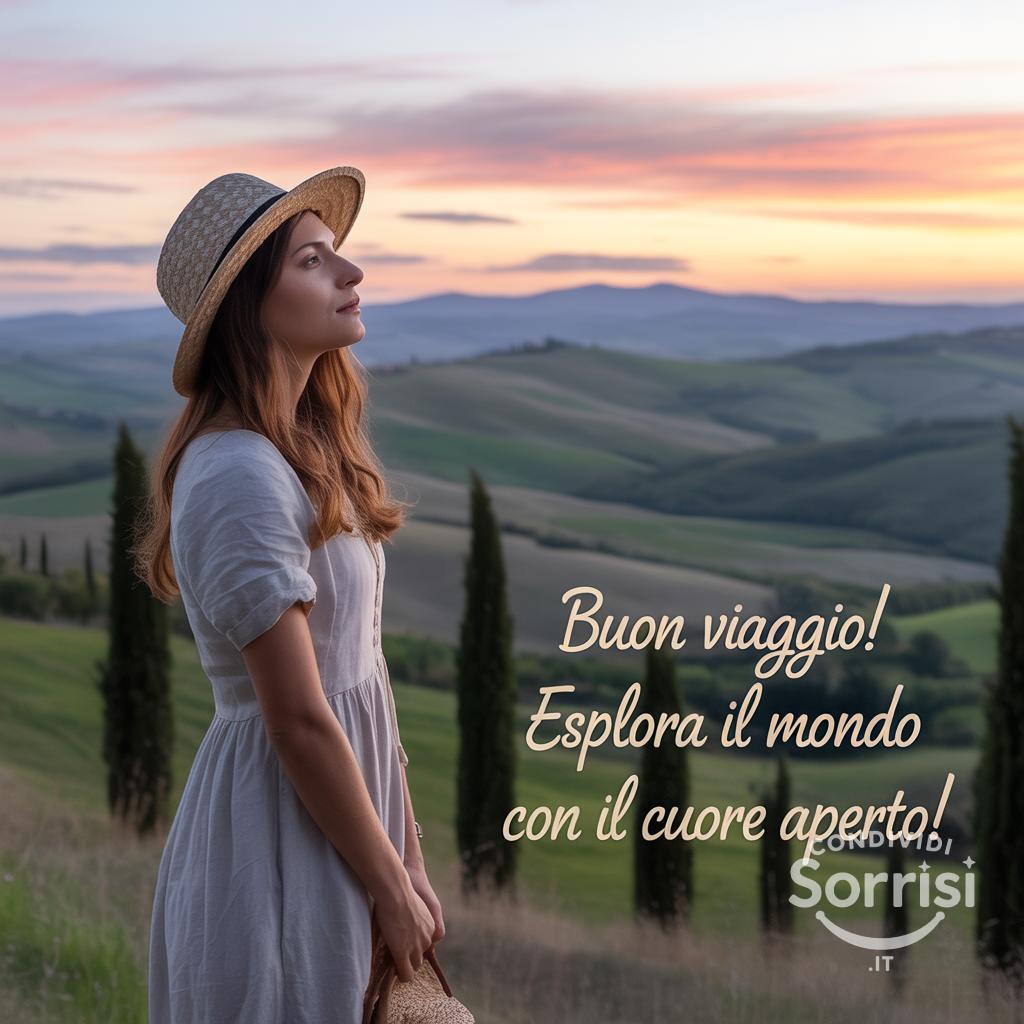 Buon viaggio! Esplora il mondo con il cuore aperto!