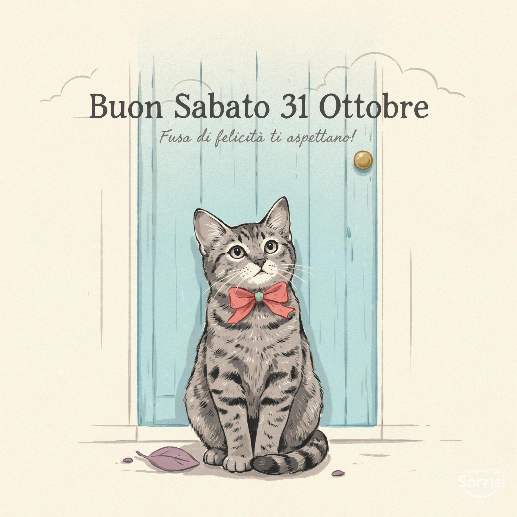 Buon Sabato 31 Ottobre: Fusa di felicità ti aspettano!