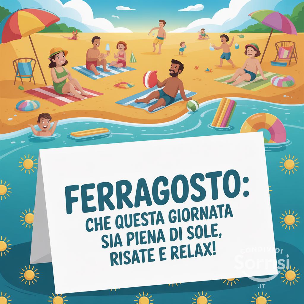 Ferragosto: che questa giornata sia piena di sole, risate e relax!