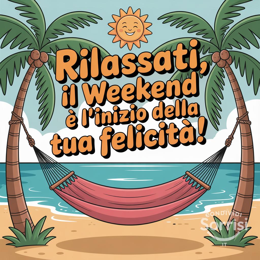 Rilassati, il weekend è l'inizio della tua felicità!