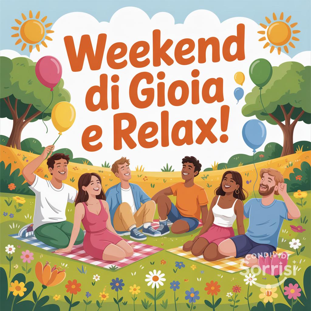 Weekend di gioia e relax!