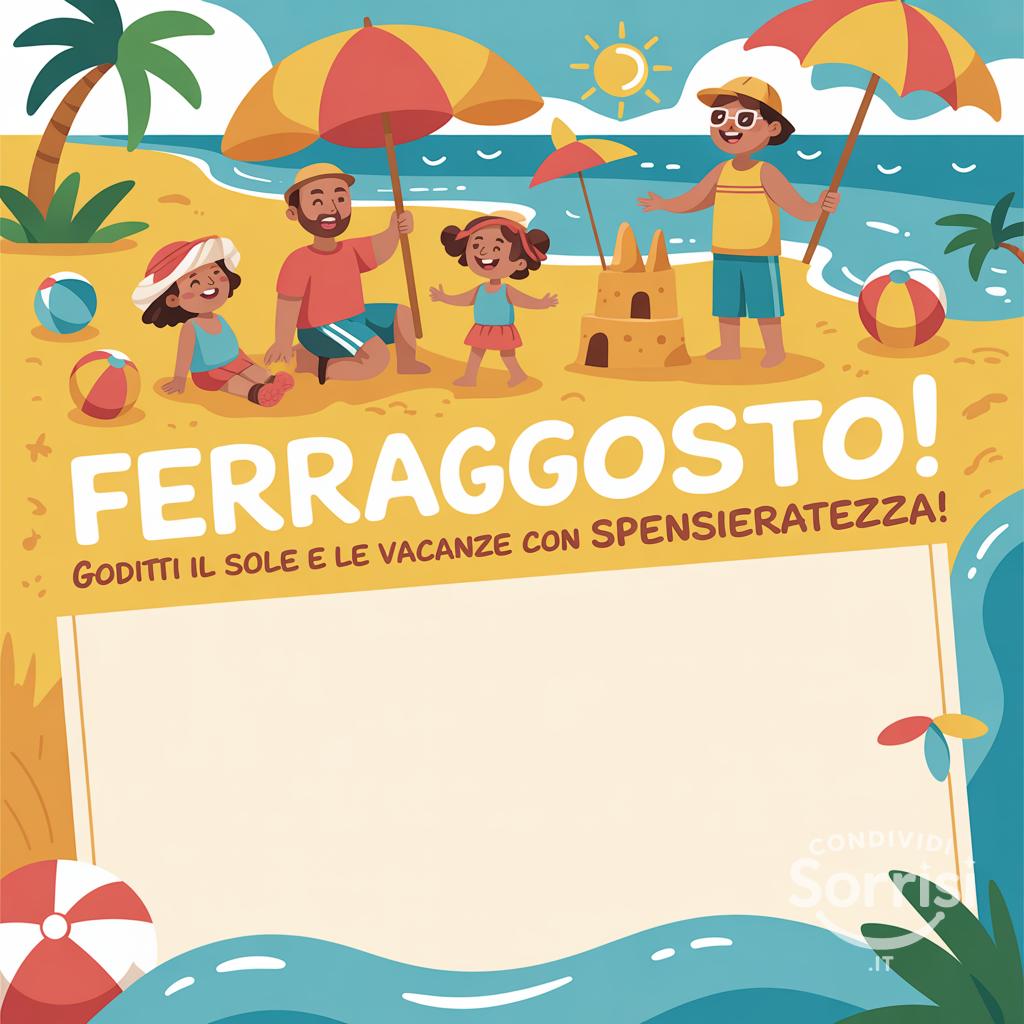 Ferragosto! Goditi il sole e le vacanze con spensieratezza!