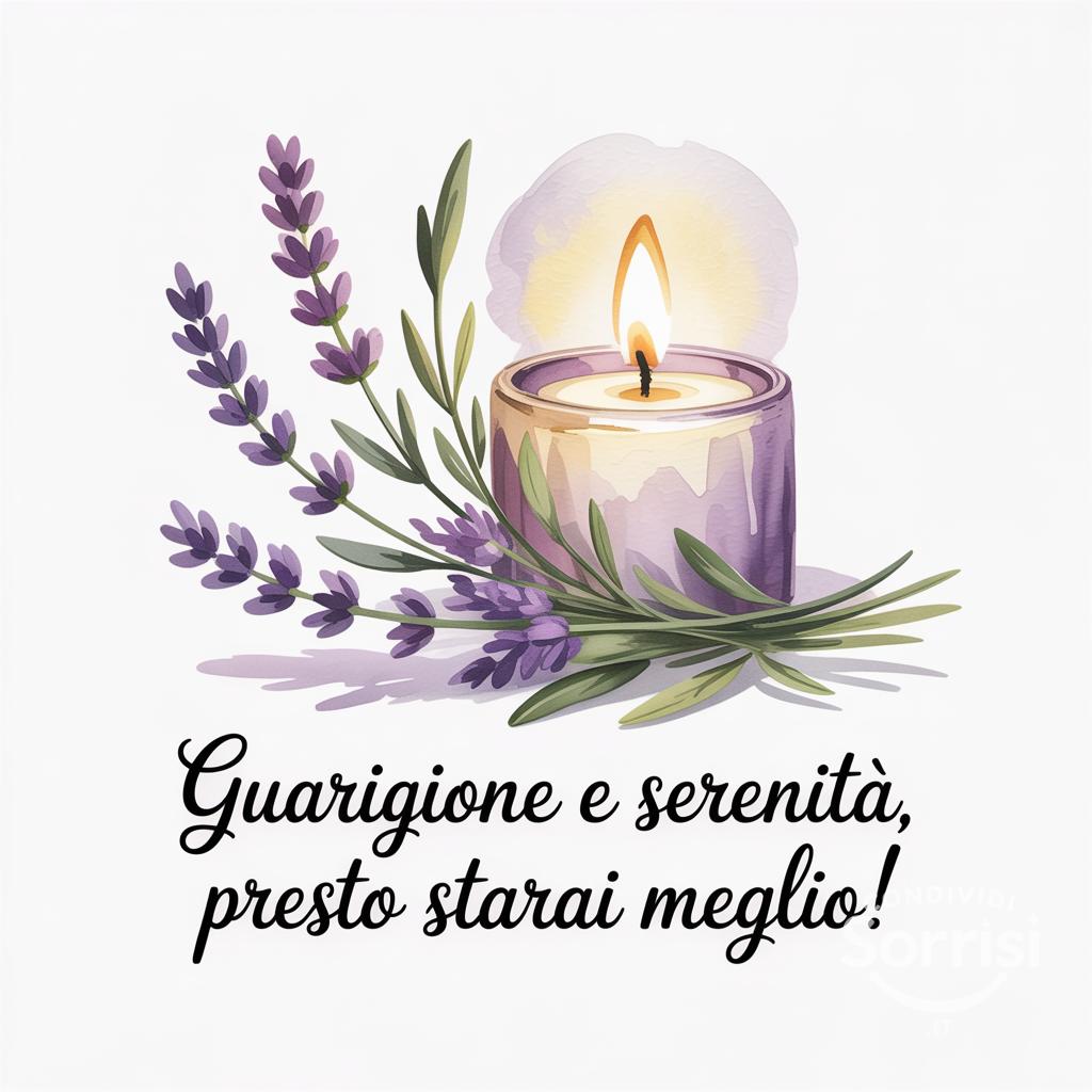Guarigione e serenità, presto starai meglio!