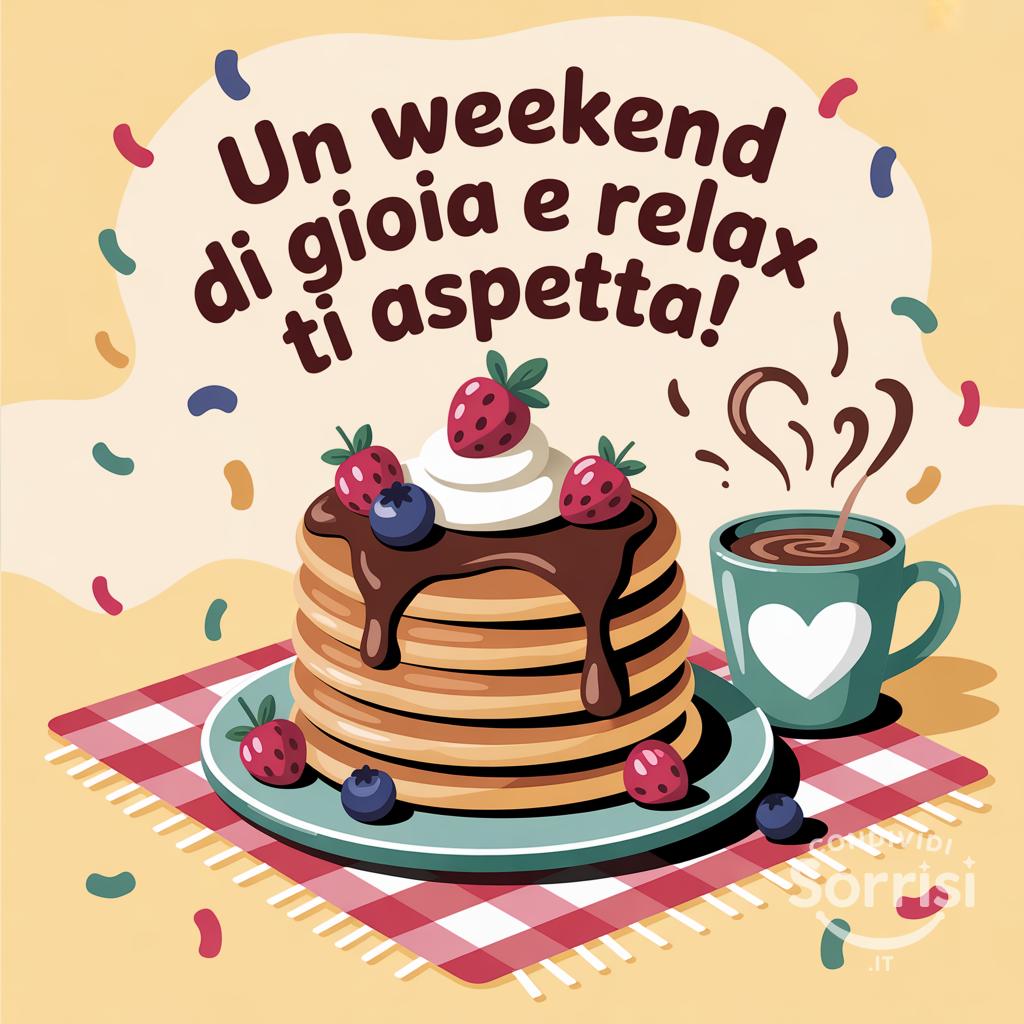 Un weekend di gioia e relax ti aspetta!