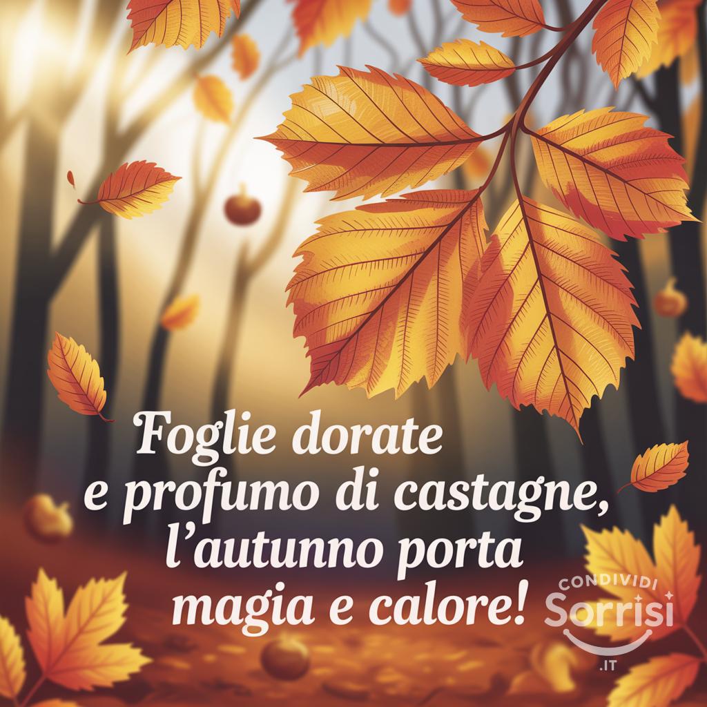 Foglie dorate e profumo di castagne, l'autunno porta magia e calore!