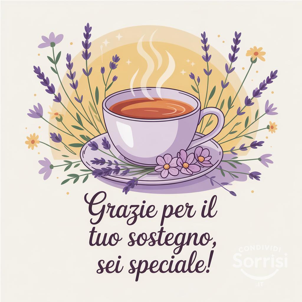 Grazie per il tuo sostegno, sei speciale!