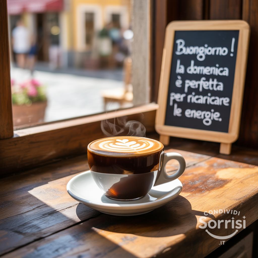 Buongiorno! La domenica è perfetta per ricaricare le energie