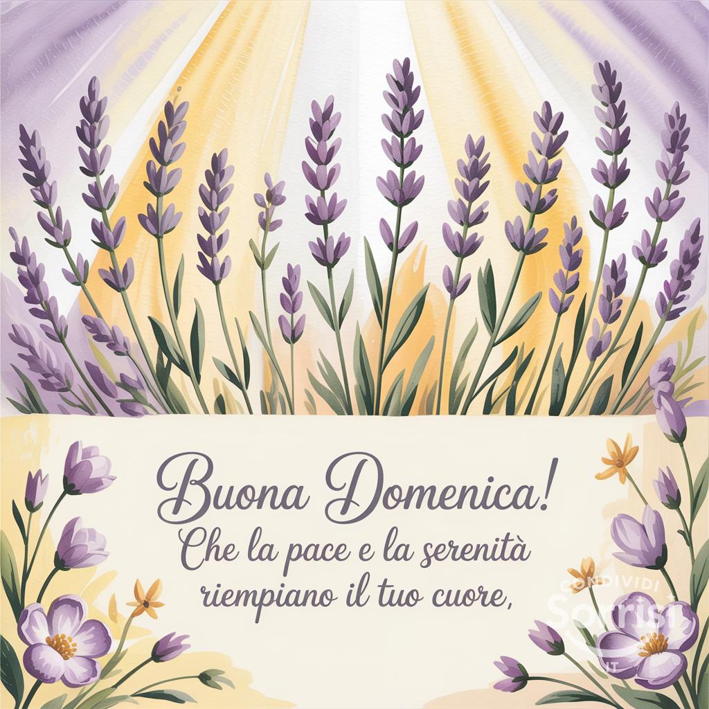 Buona Domenica! Che la pace e la serenità riempiano il tuo cuore