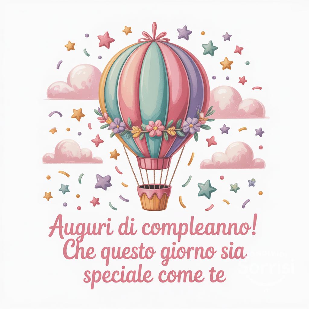 Auguri di compleanno! Che questo giorno sia speciale come te