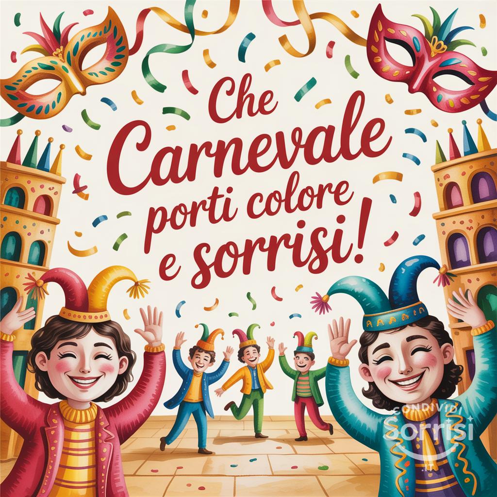 Che Carnevale porti colore e sorrisi!