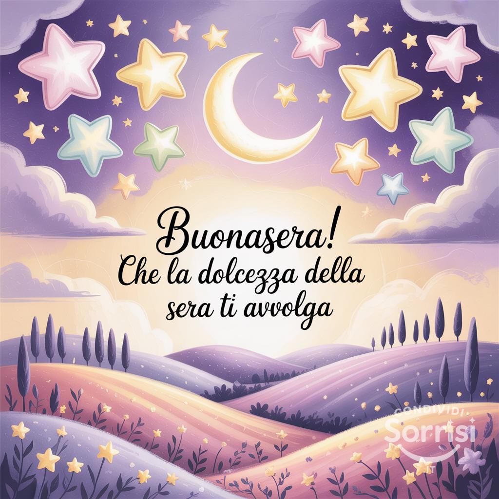 Buonasera! Che la dolcezza della sera ti avvolga