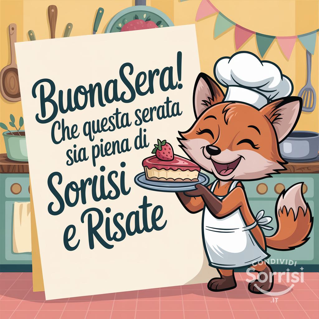 Buonasera! Che questa serata sia piena di sorrisi e risate