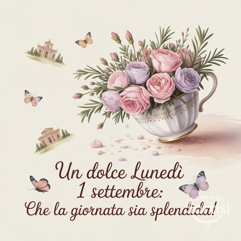 Un dolce lunedì 1 settembre: che la giornata sia splendida!