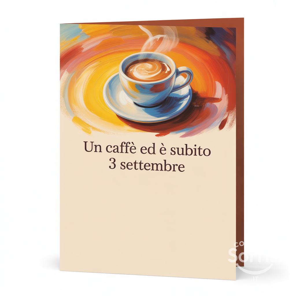 Un caffè ed è subito 3 settembre