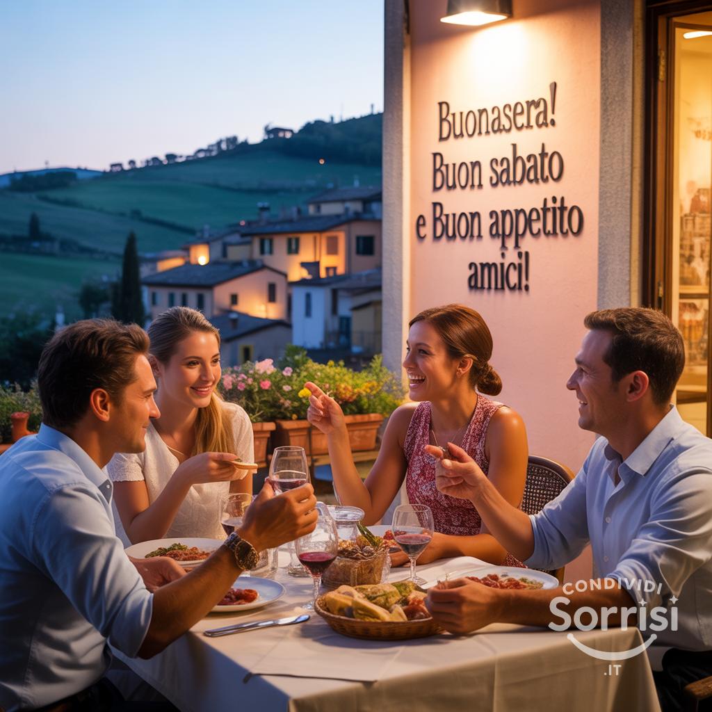 Buonasera! Buon sabato e buon appetito amici!