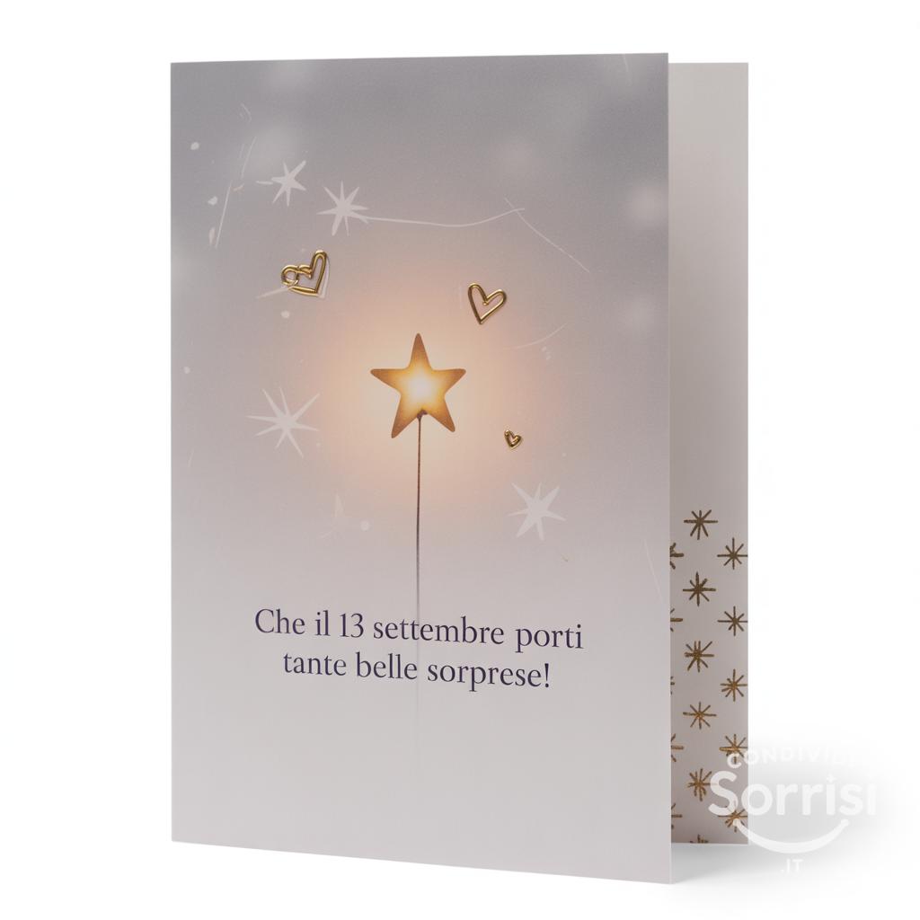 Che il 13 settembre  ti porti tante belle sorprese!