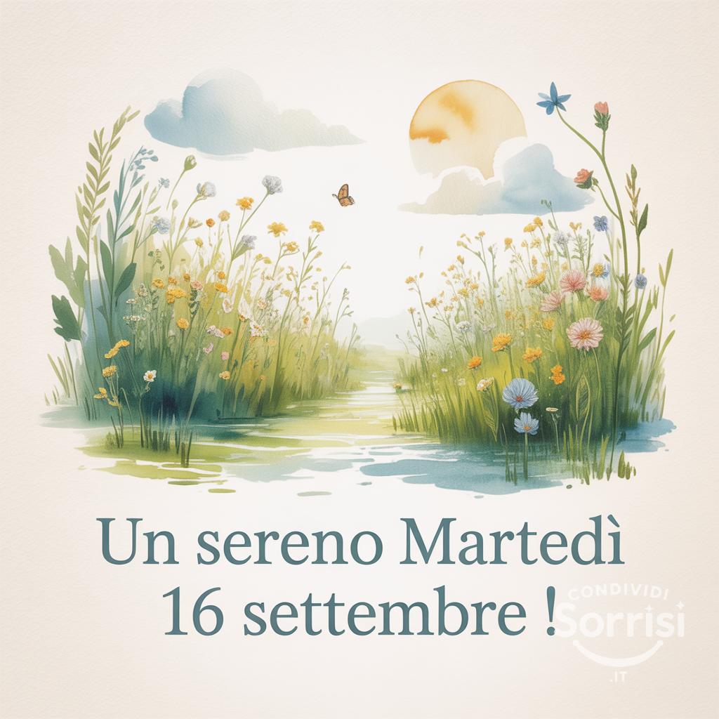 Un sereno martedì 16 settembre !