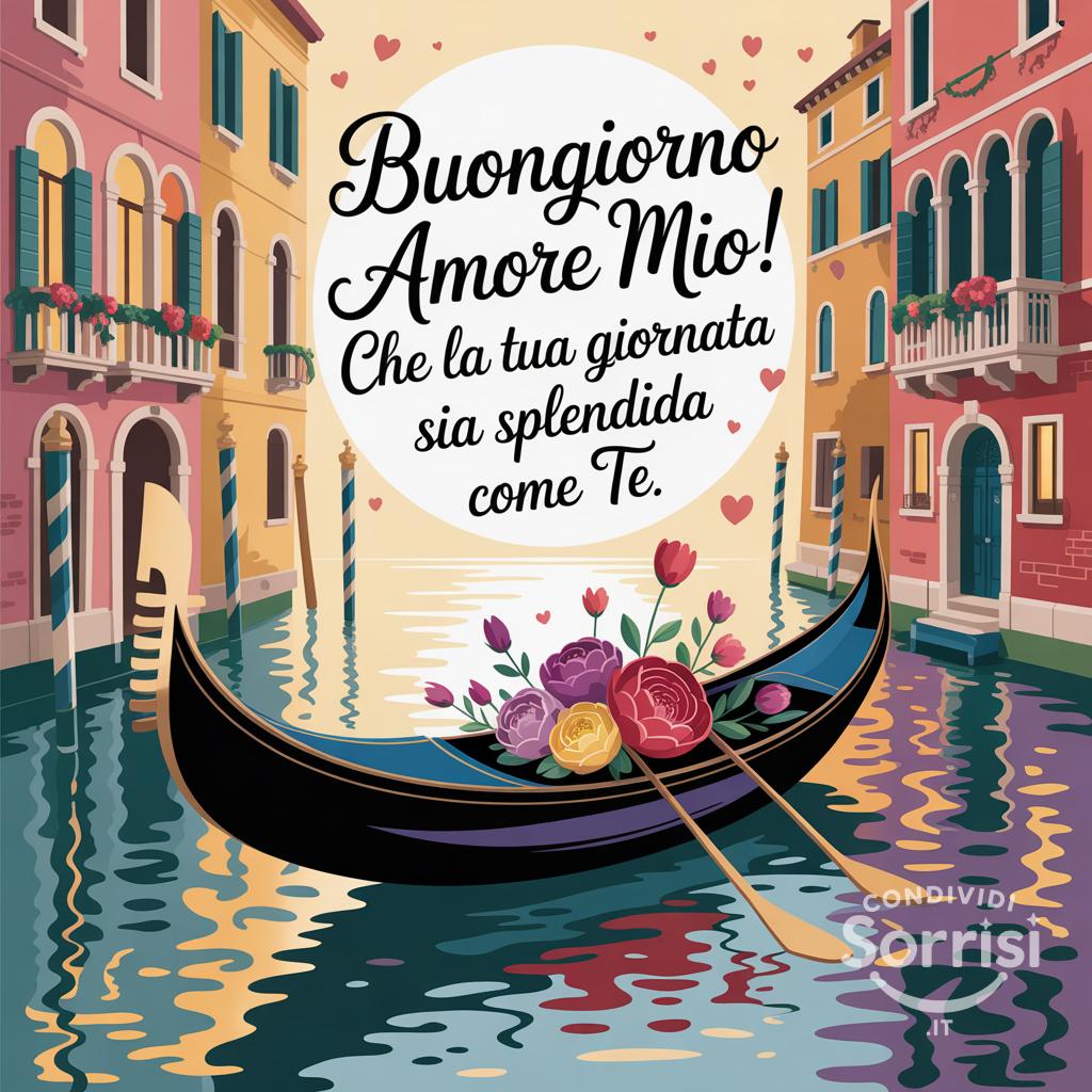 Buongiorno Amore mio! Che la tua giornata sia splendida come te
