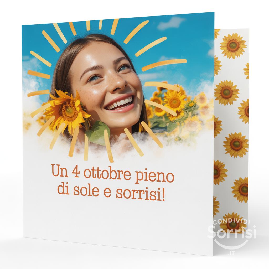 Un 4 ottobre  pieno di sole e sorrisi!