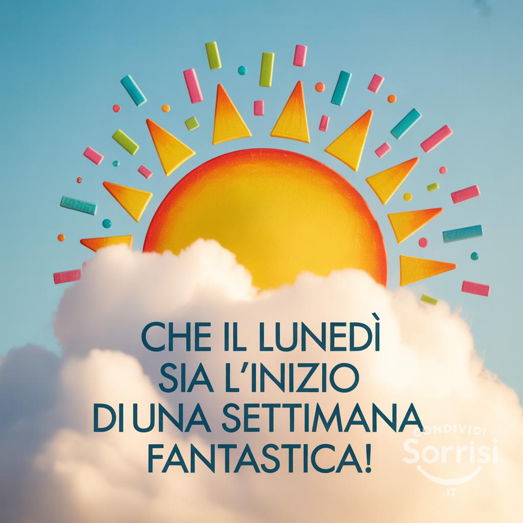 Che il lunedì sia l'inizio di una settimana fantastica!