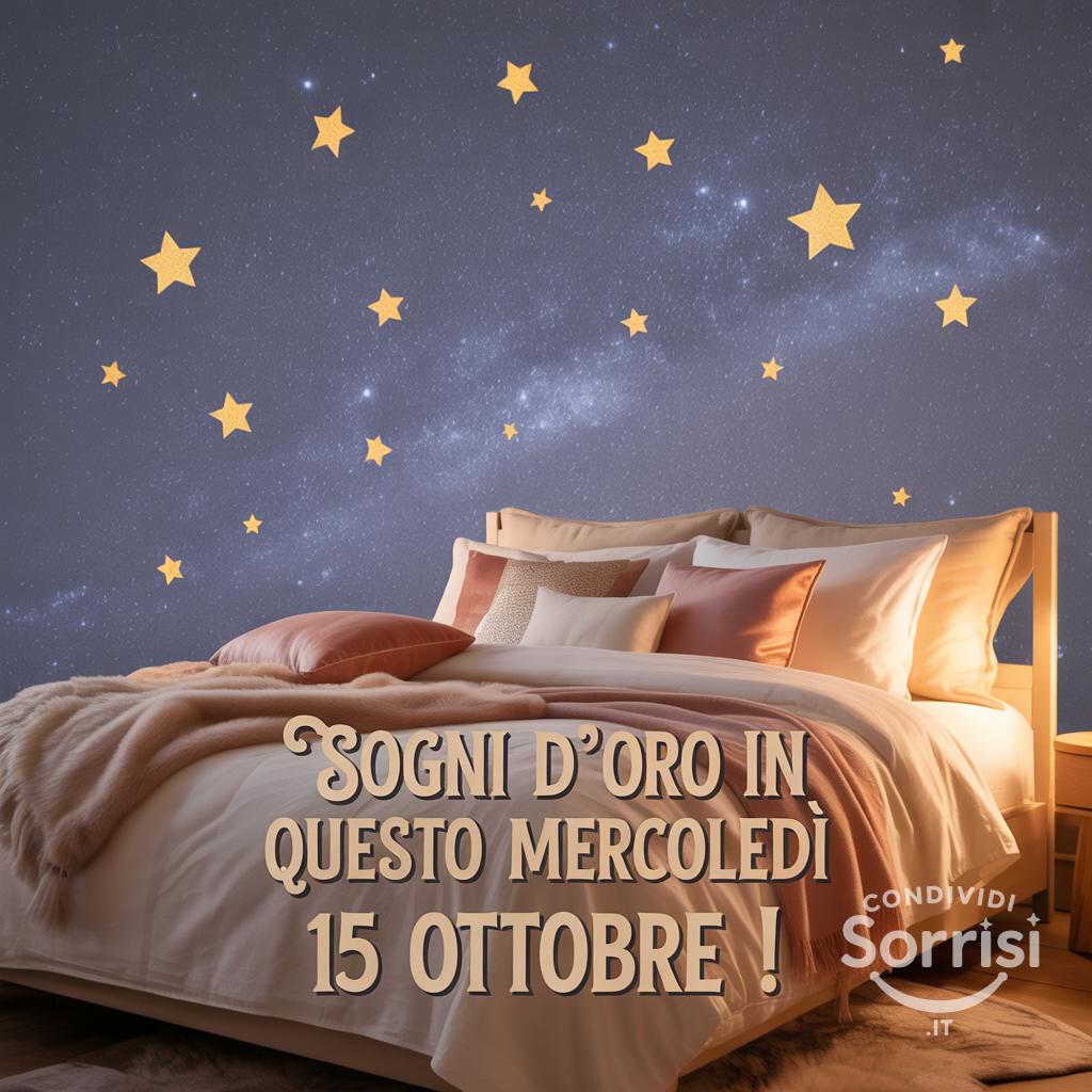 Sogni d'oro in questo mercoledì 15 ottobre !