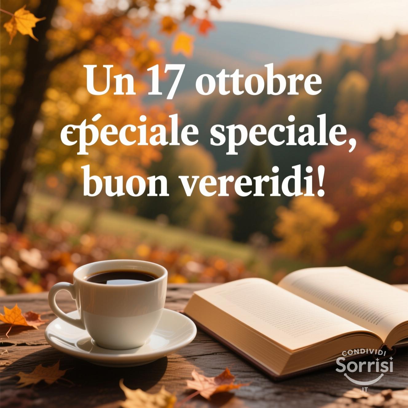 Un 17 ottobre speciale, buon venerdì!