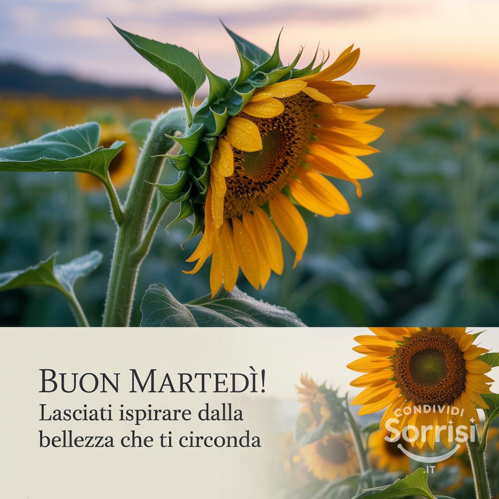 Buon martedì! Lasciati ispirare dalla bellezza che ti circonda