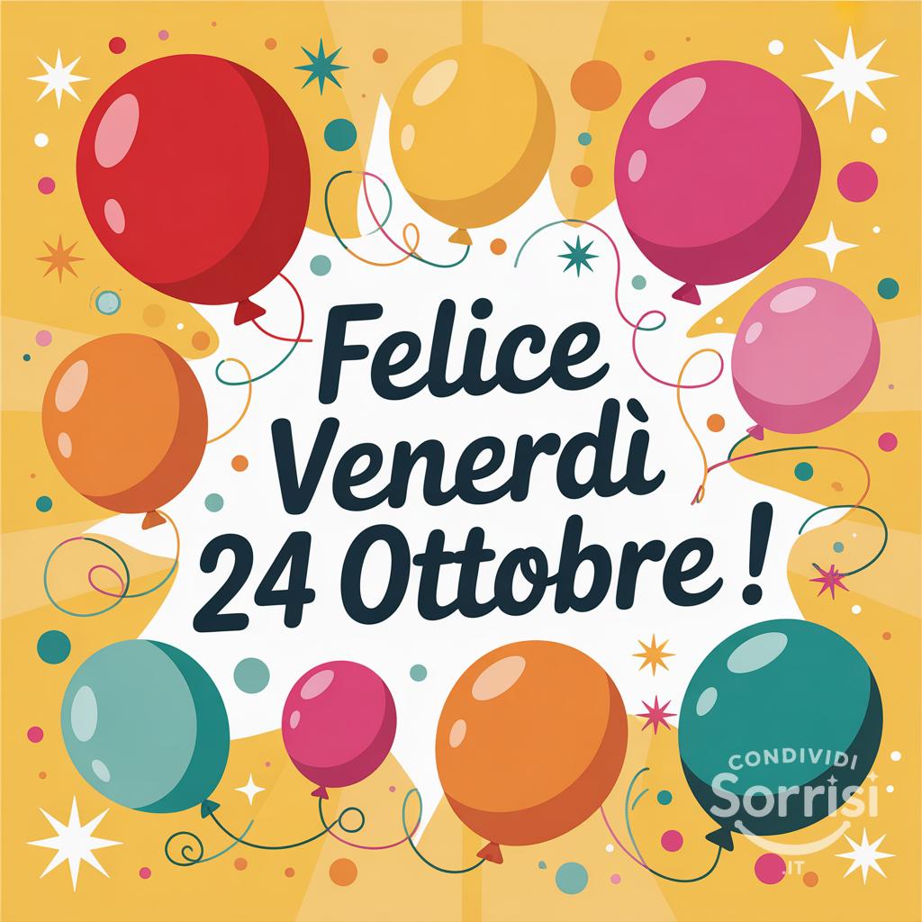Felice venerdì 24 ottobre !