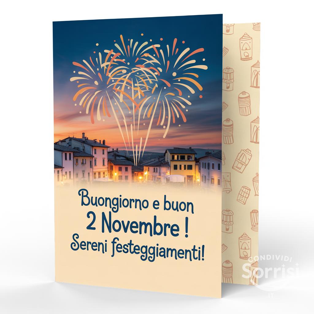 Buongiorno e buon 2 novembre ! Sereni festeggiamenti!