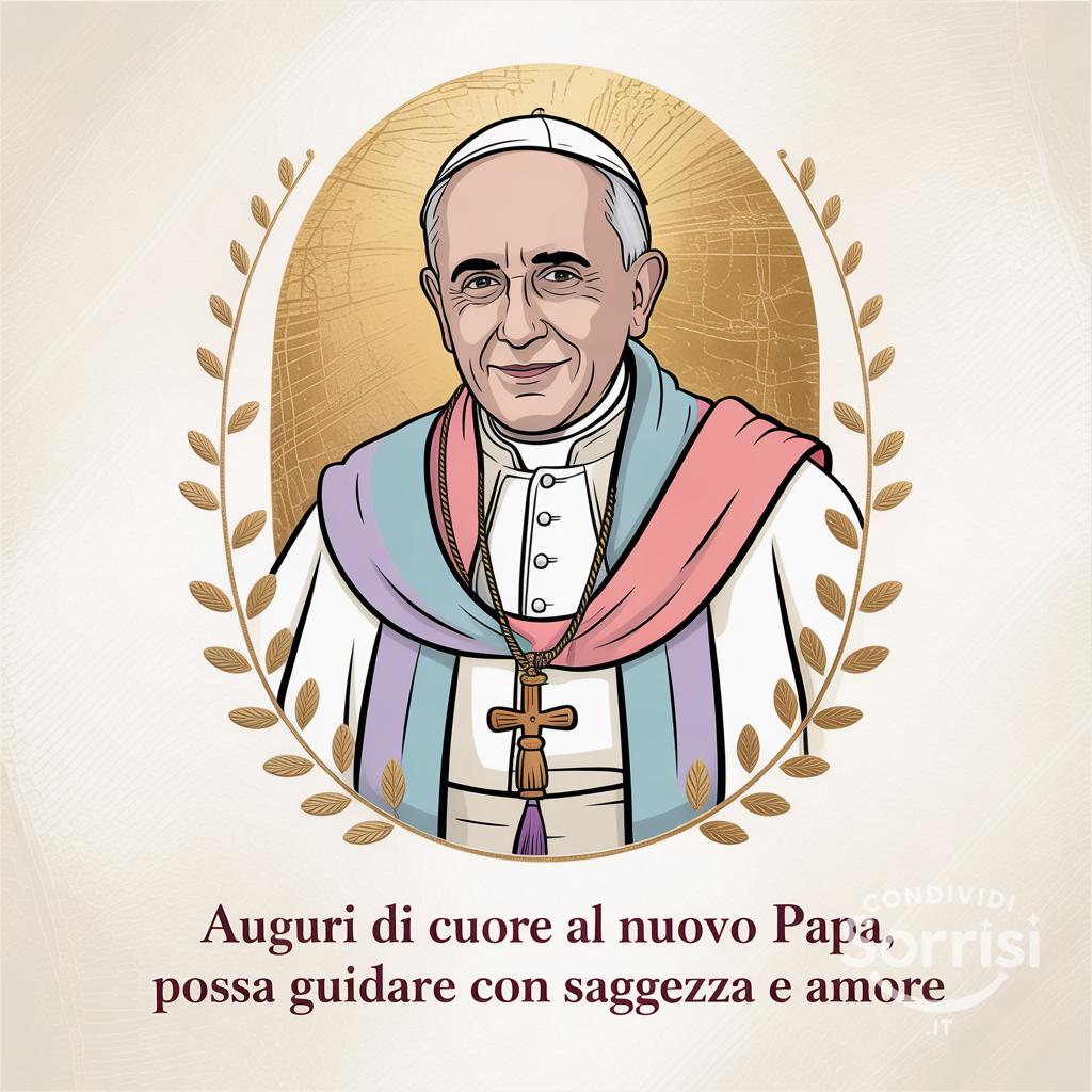 Auguri di cuore al nuovo Papa, possa guidare con saggezza e amore