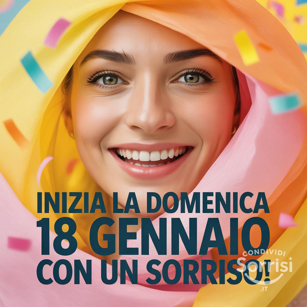 Inizia la domenica 18 gennaio  con un sorriso!