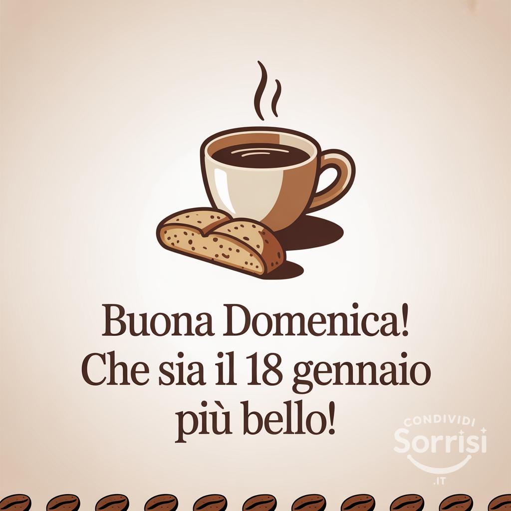 Buona domenica! Che sia il 18 gennaio  più bello!