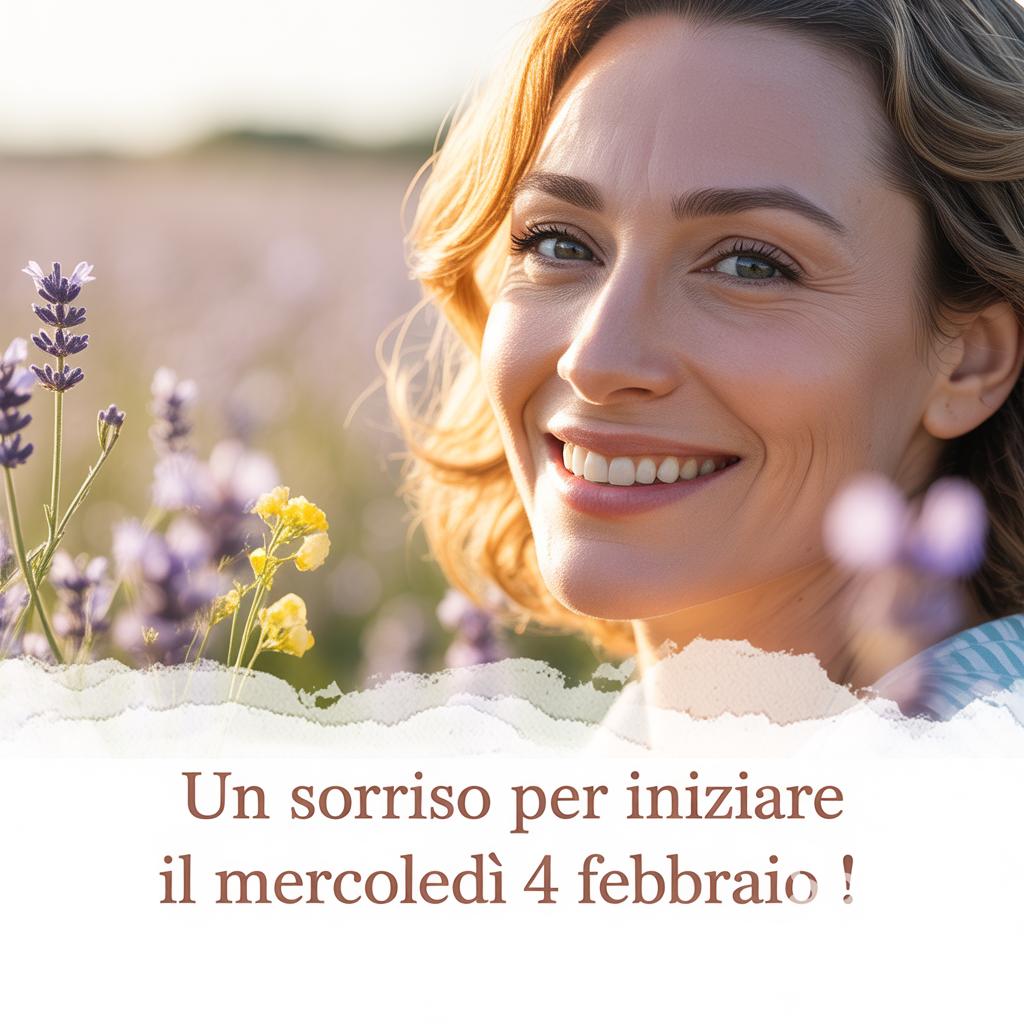 Un sorriso per iniziare il mercoledì 4 febbraio !