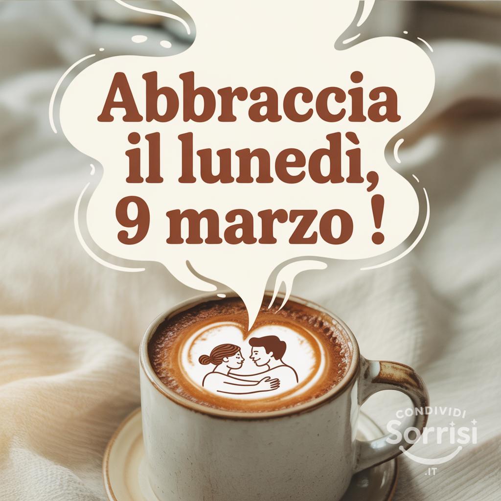 Abbraccia il lunedì, 9 marzo !