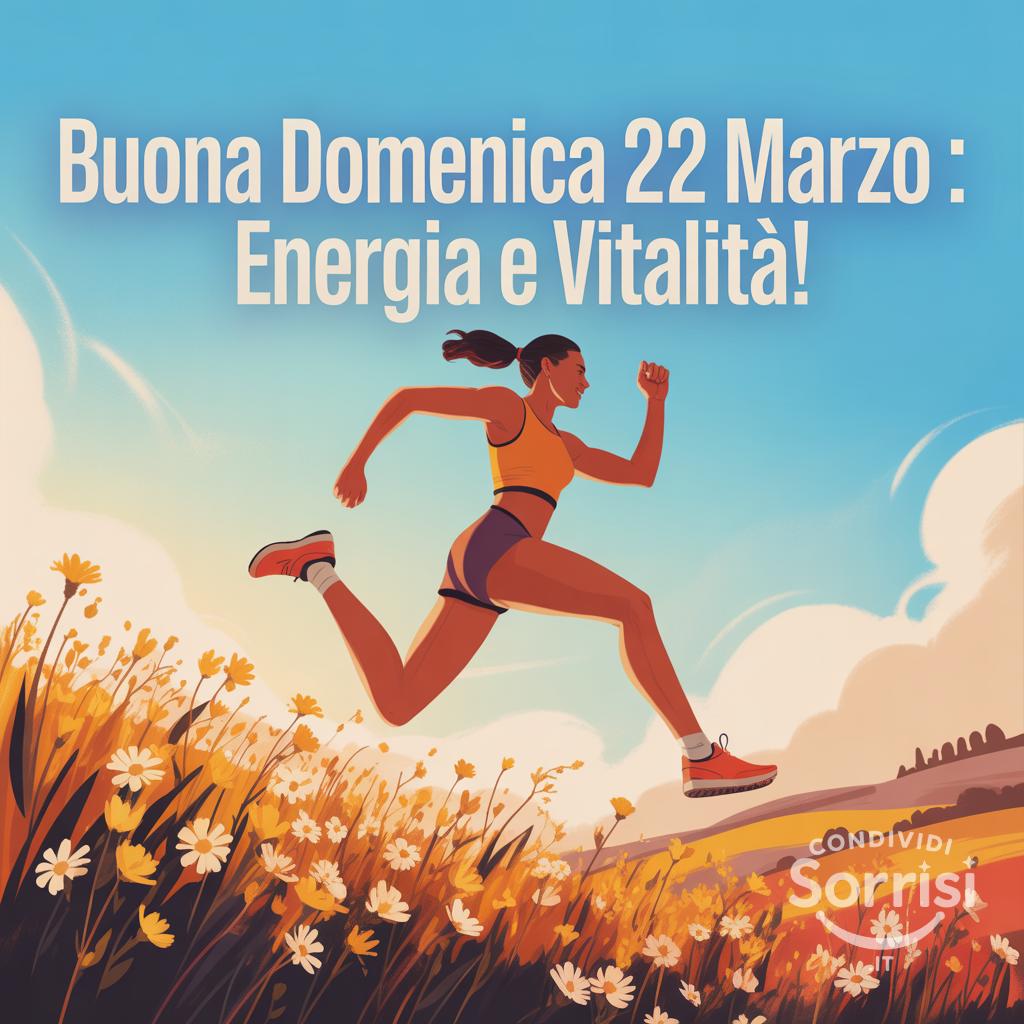 Buona domenica 22 marzo : energia e vitalità!