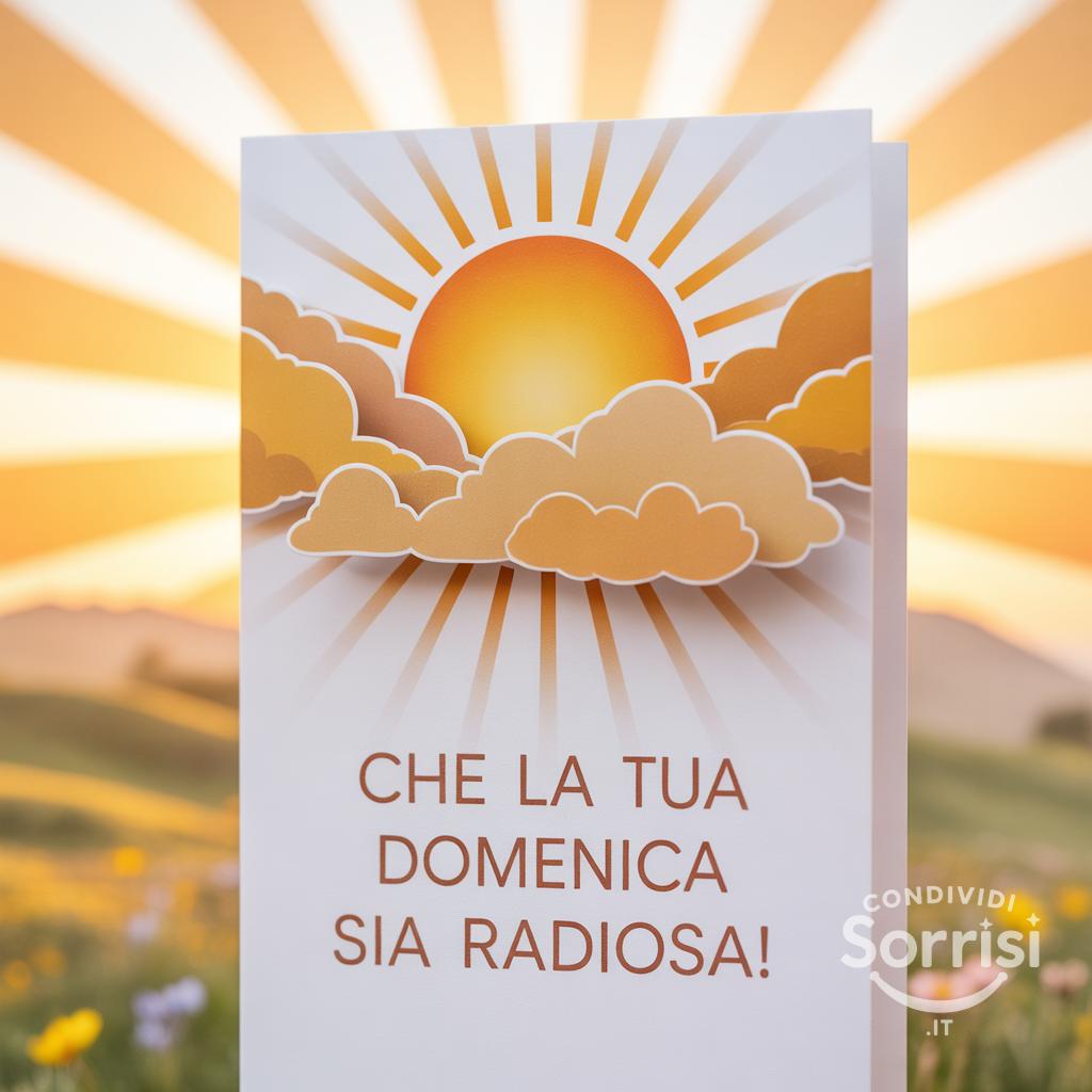 Che la tua domenica sia radiosa!